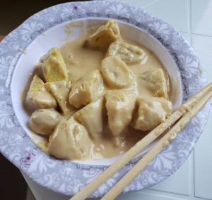 Creamed Banana in bowl