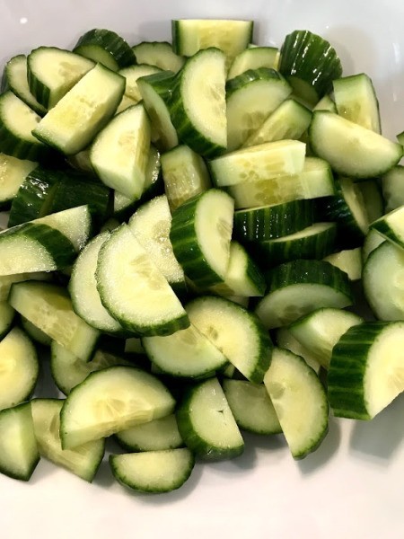 cutting Cucumbers