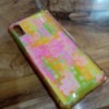 Fixing Jelly Phone Case with Sticky Notes - allow to dry