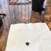 Identifying Pieces of Broken Plastic - piece of black plastic