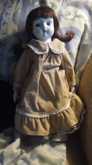 Identifying a Porcelain Doll - doll with long dress