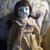 Identifying a Porcelain Doll - doll with long dress