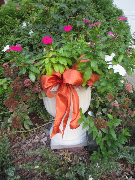 Dressing Up Your Garden With Ribbon