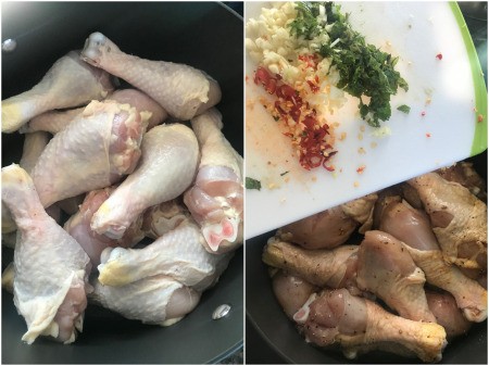 Seasoning Drumsticks