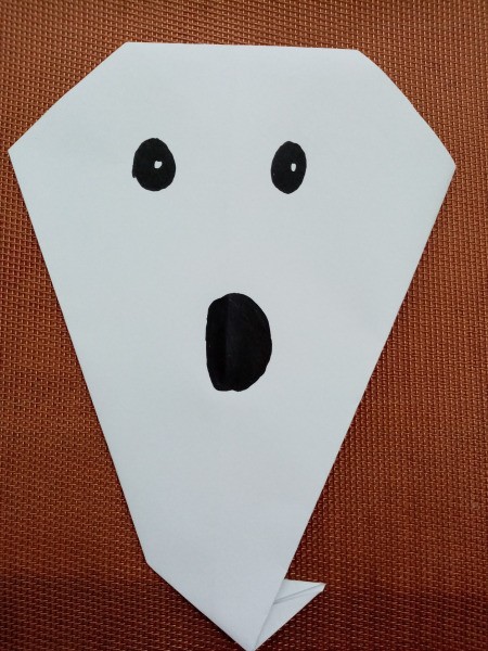 Paper Ghost Banner - add a mouth