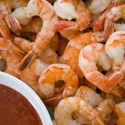 Shrimp and cocktail sauce