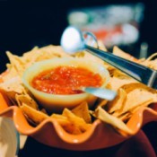 Salsa and chips