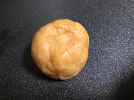 Snickers-Stuffed Peanut Butter Cookie dough
