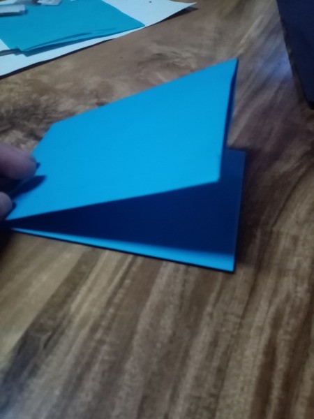 Halloween Hand Puppet - fold in half as shown