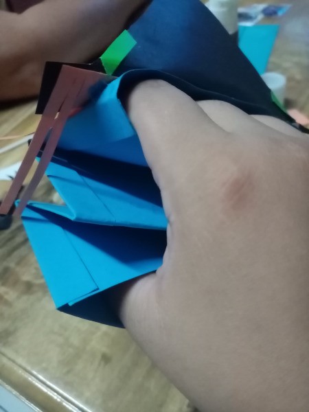 Halloween Hand Puppet - place your fingers in one opening and your thumb in the other