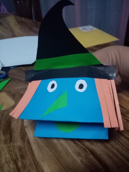 Halloween Hand Puppet - front view of the puppet