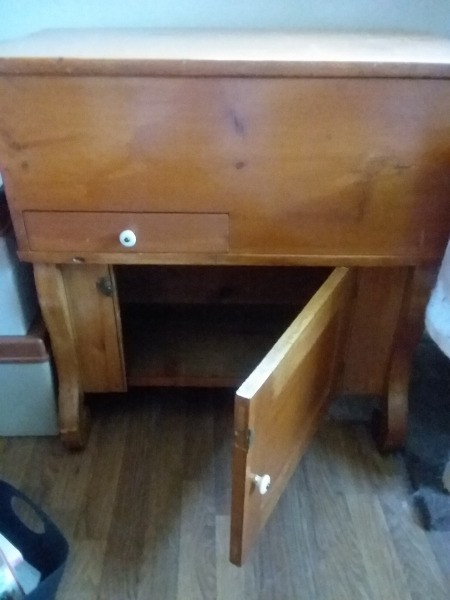 Identifying a Piece of Vintage Furniture - open cabinet
