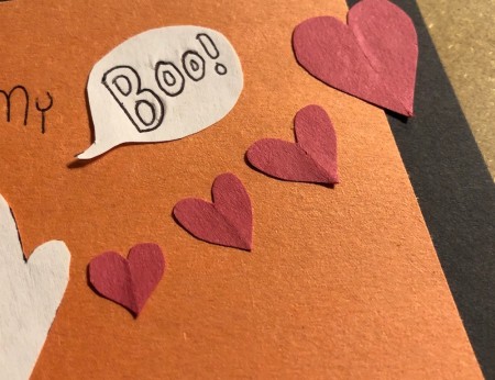 You're My Boo Card - glue them out from the ghost smallest to largest