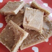 Square Corn Cookies on plate