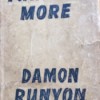 Value of a 1944 Copy of Further More by Damon Runyon - dust jacket