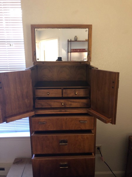 Value of a Drexel Bedroom Set - jewelry armoire