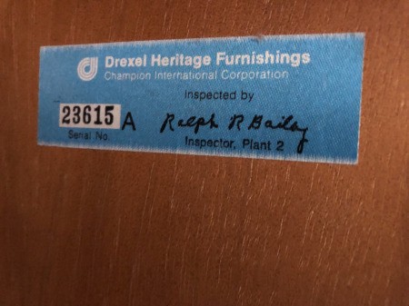 Value of a Drexel Bedroom Set