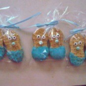 Little Peanut Baby Shower Favors - place in bags and tie with ribbon