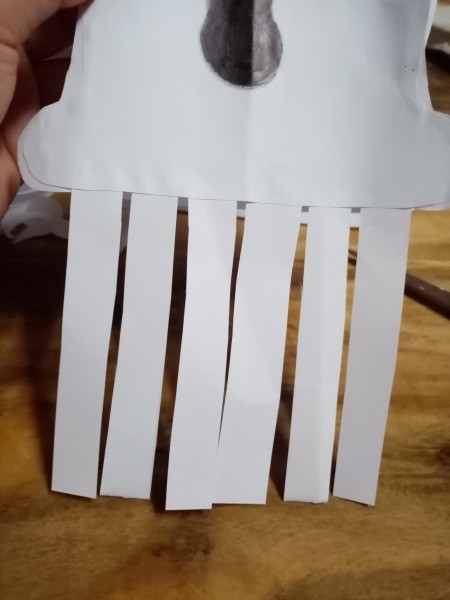 Ghost Night Light - glue them to the inside below the face of the ghost