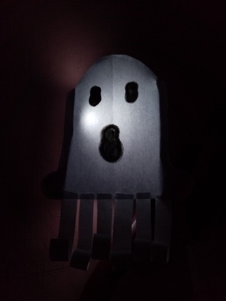 Ghost Night Light - plugged in