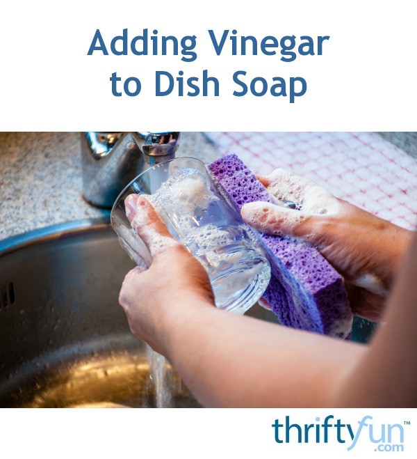 Adding Vinegar to Dish Soap ThriftyFun