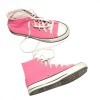 A pair of pink Converse high tops.