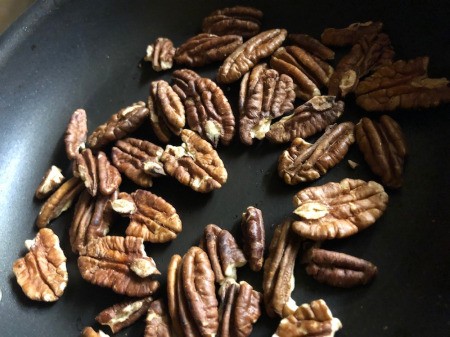 toasting pecan