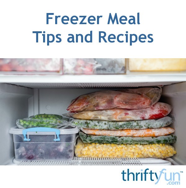 Freezer Meal Tips and Recipes | ThriftyFun