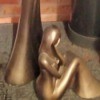 Value of Leonardo Figurines - bronze colored figurines