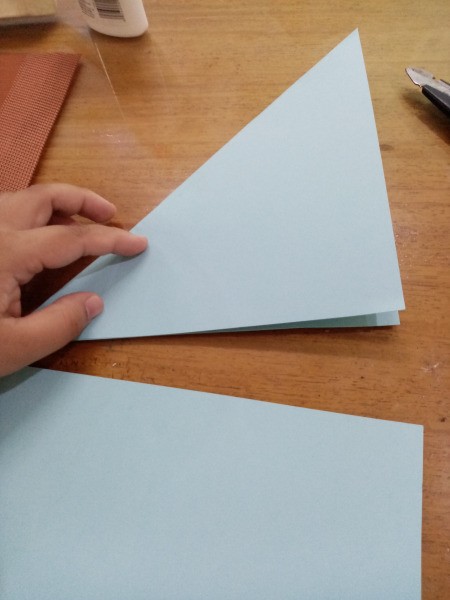 Paper Fish - cut off the excess