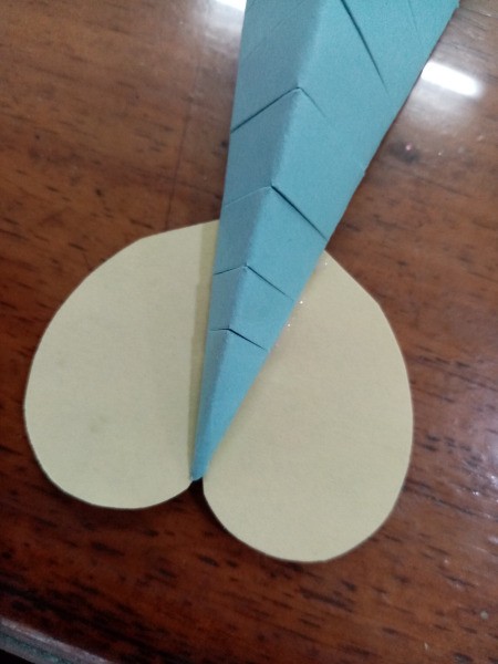Paper Fish - glue it in place under the tip of the tail