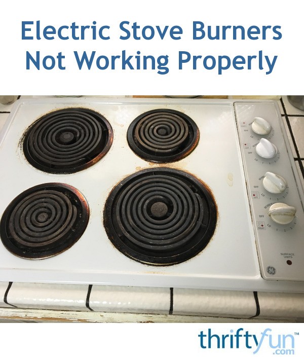 Latest Electric Stove Burner Not Working 