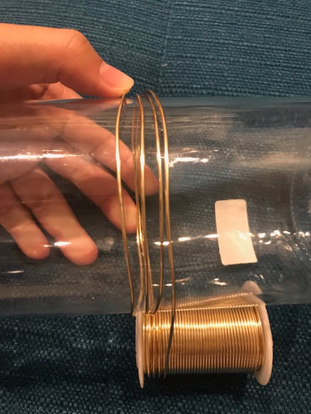 Wire Pumpkin - wrap several times