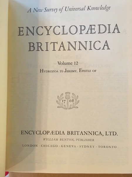 Value of Encyclopedia Britannica