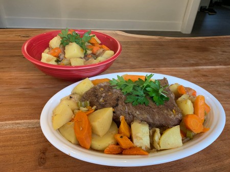 Instant Pot Pot Roast and veggies