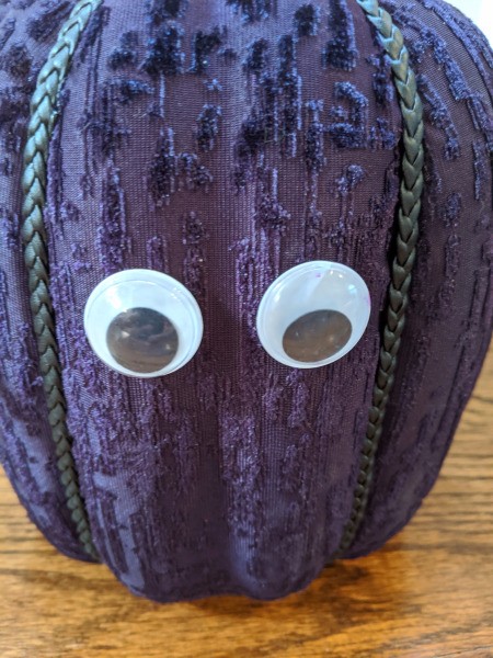 Witch Spider Pumpkin Home Decor - add googly eyes
