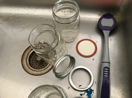Instant Pot Vanilla Extract - wash jars and lids