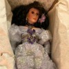 Identifying a Porcelain Doll - doll in the box, wearing a long evening gown