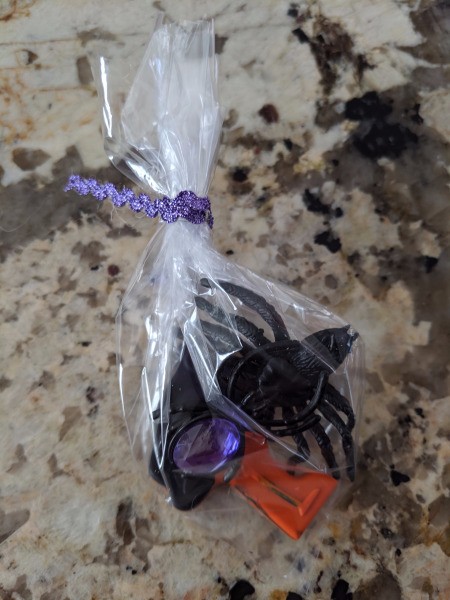 Melted Crayon as Halloween Favors - tie on a ribbon