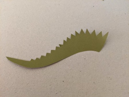 Dragon Pumpkin Decoration  - finished tail