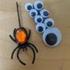Halloween Hair Accessories - spider bobby pin and google eye clip