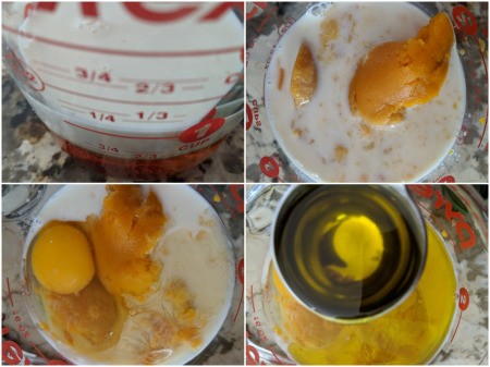 mixing wet ingredients