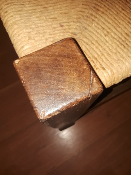 Identifying a Vintage Chair - leg post.