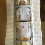 Value of Large Pope John Paul II Kelly Rubert Doll - pope doll still in the box