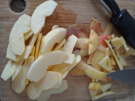 cut apple slices
