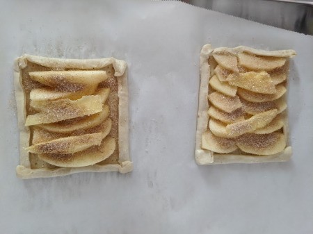 added cinnamon & sugar