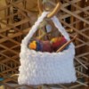 Mini Yarn Bag - bag hanging on a hook