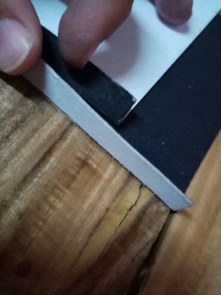 DIY 4 Tier Cupcake Stand - fold up edge opposite the steps