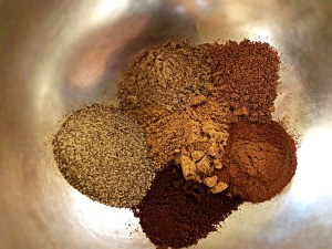 ground spices in bowl