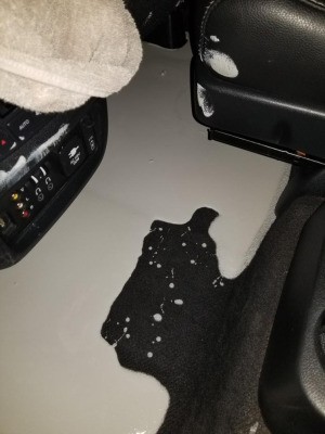 Removing Spilled Paint from Car Carpeting - white paint spilled on car floor